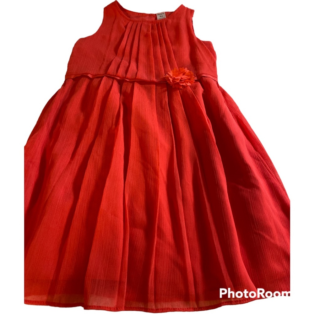 Carter’s Girls Chiffon Dress - Picture 2 of 7